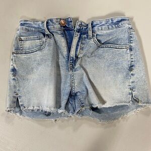 No Boundaries Light Blue Jean Shorts